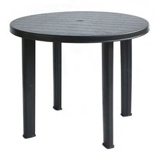 89cm Outdoor Patio Round Black