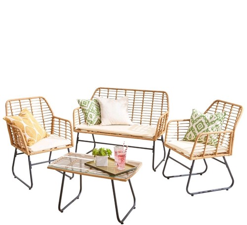 Rattan garden furniture 73 - furniture, £73