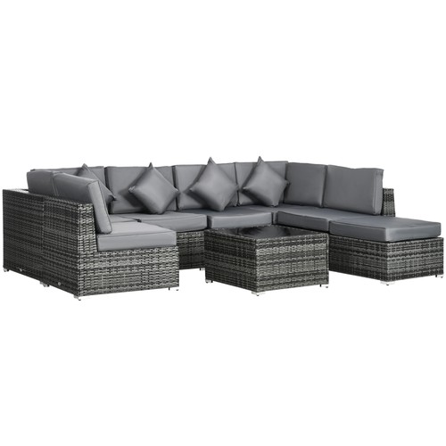 Outsunny pieces patio rattan - pieces,