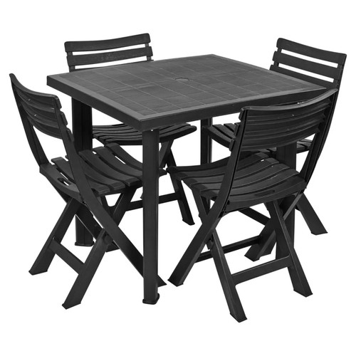 Seater black square garden - black,