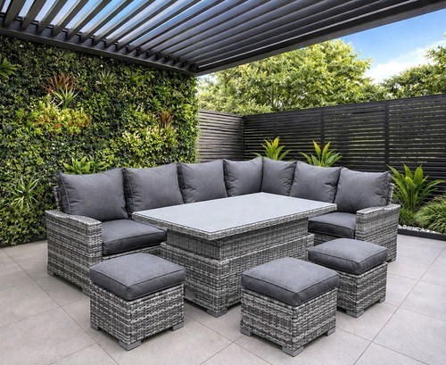 Rattan corner garden - corner, furniture